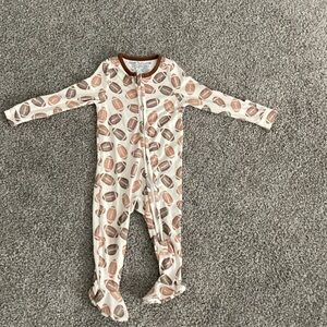 Copper Pearl Football Zipper Sleeper